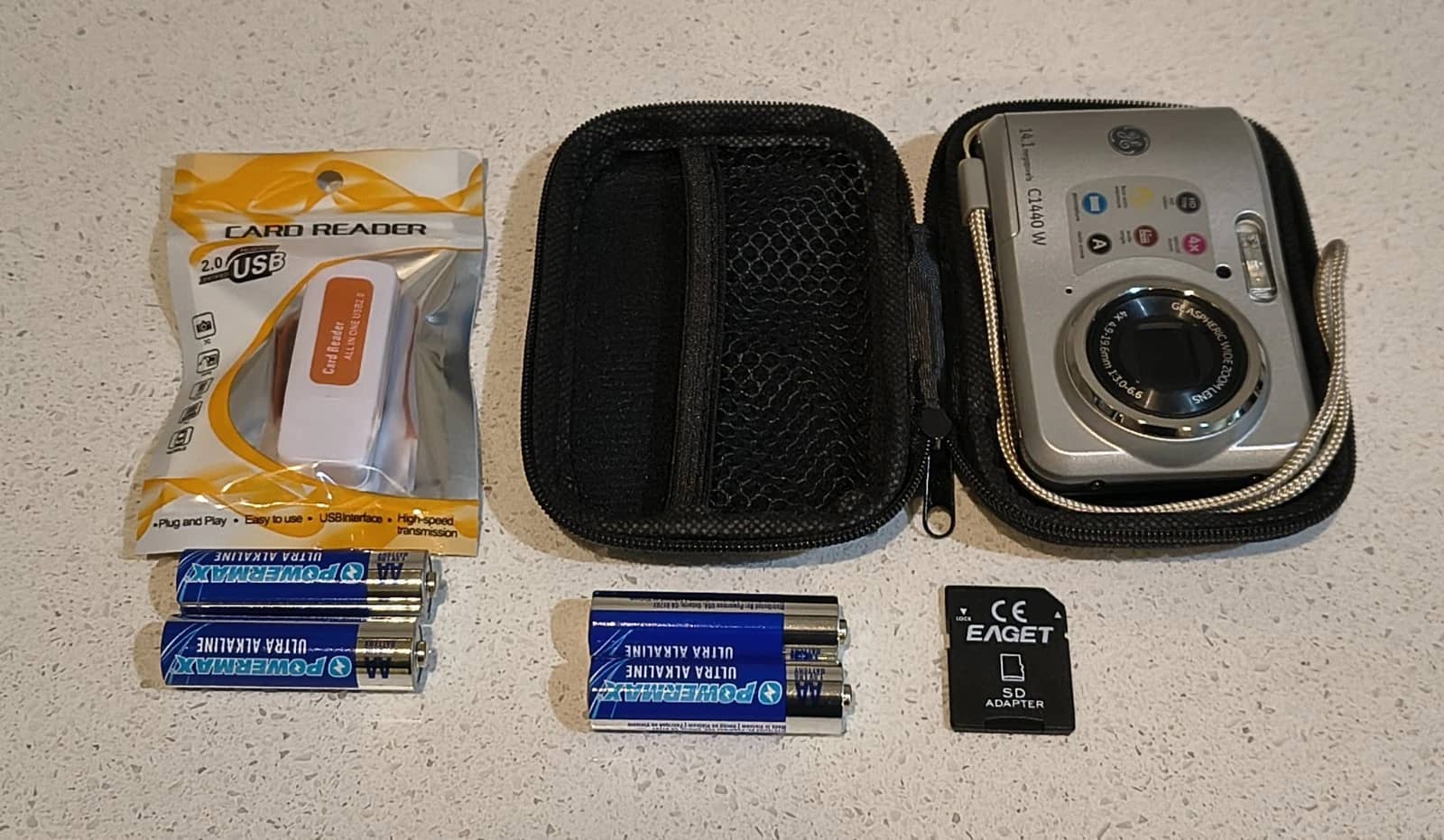 GE A1455 Digital Cameras Red Used - Good Body Only
