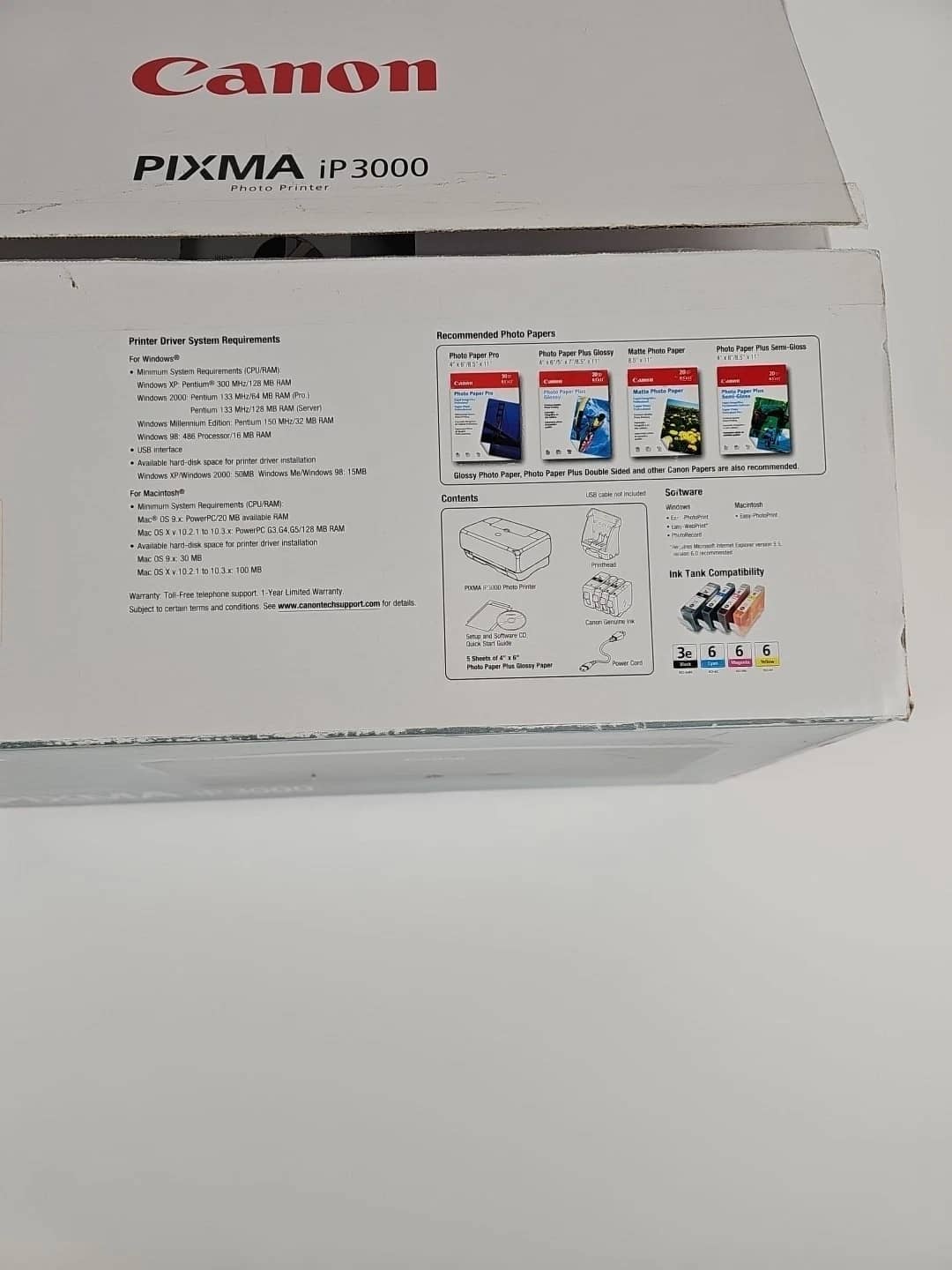 Canon PIXMA iP3000 Printers New