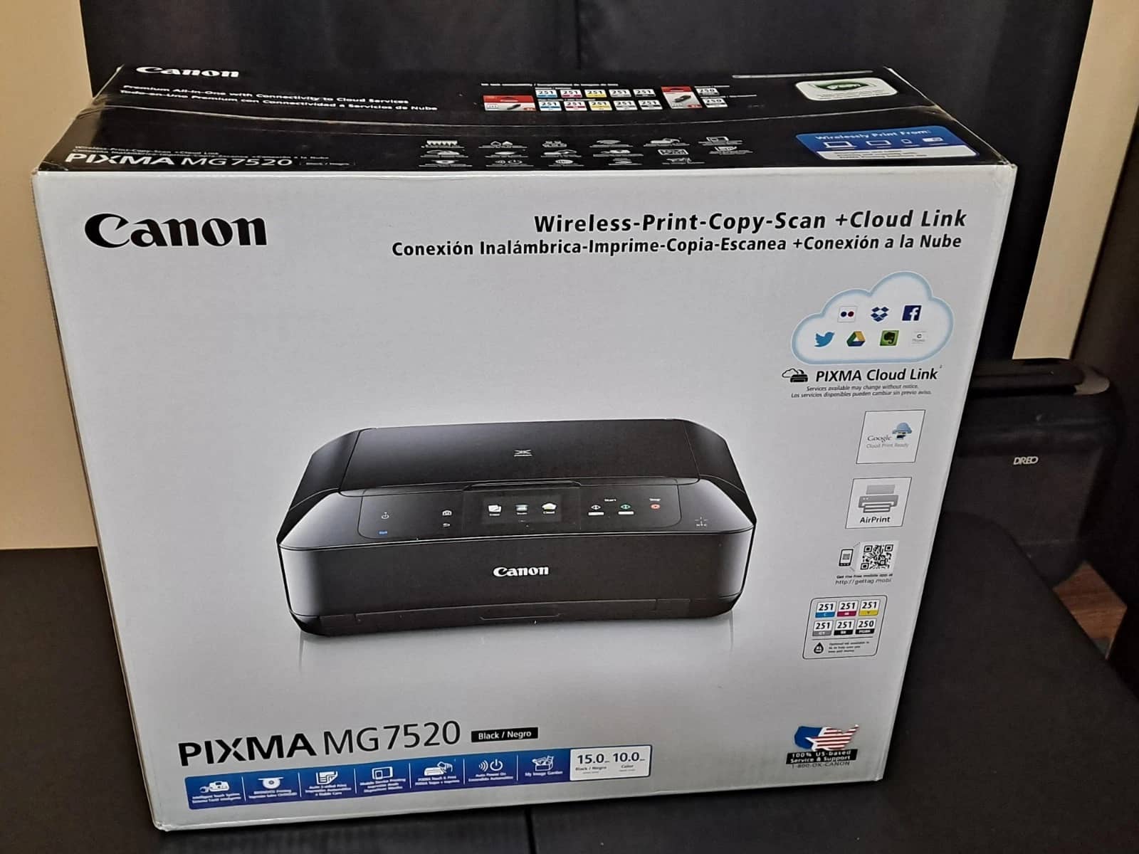 Canon Pixma MG7520 Printers For parts or not working