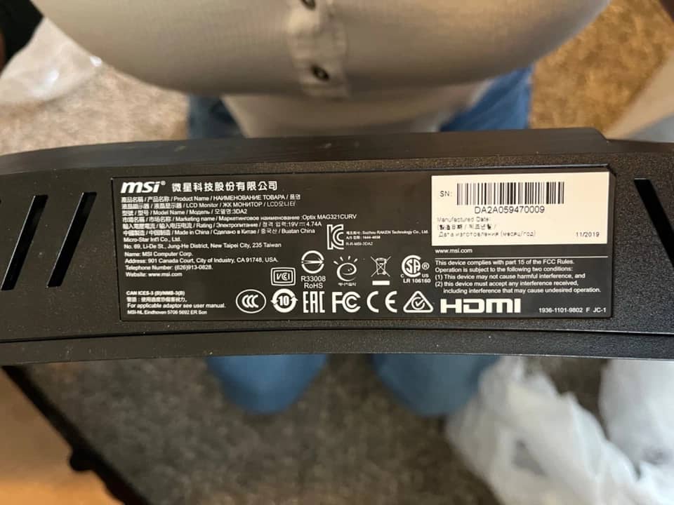 AOC CQ32G2S Monitors