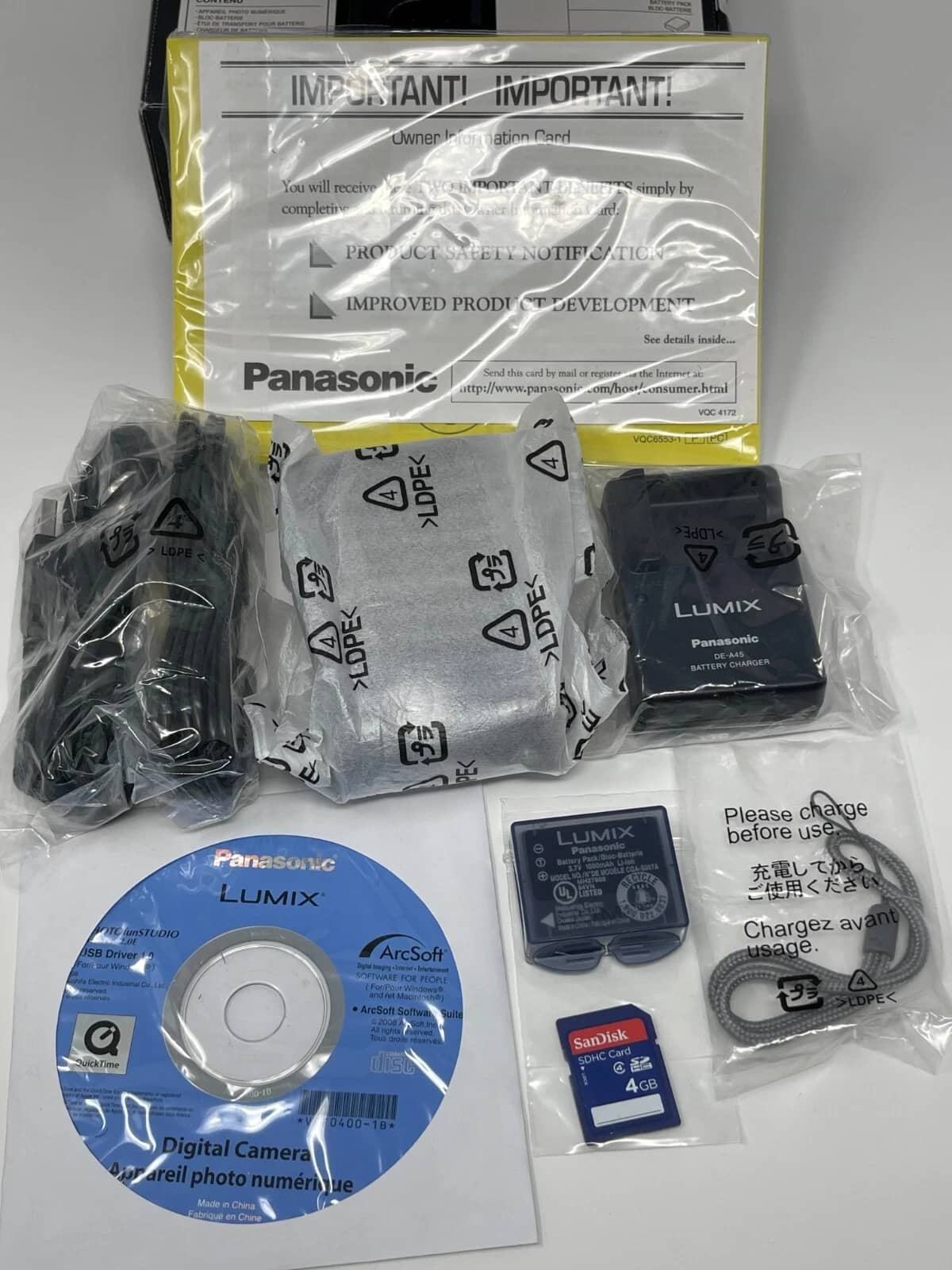 Panasonic LUMIX TZ5 Digital Cameras Blue New Body Only