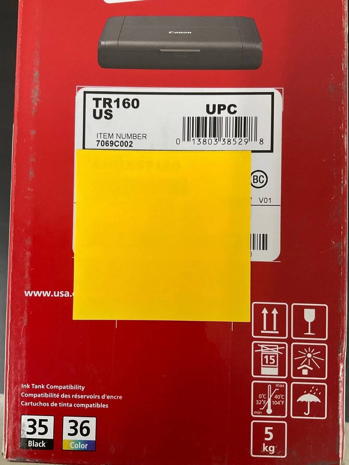 Canon PIXMA TR160 Printers New