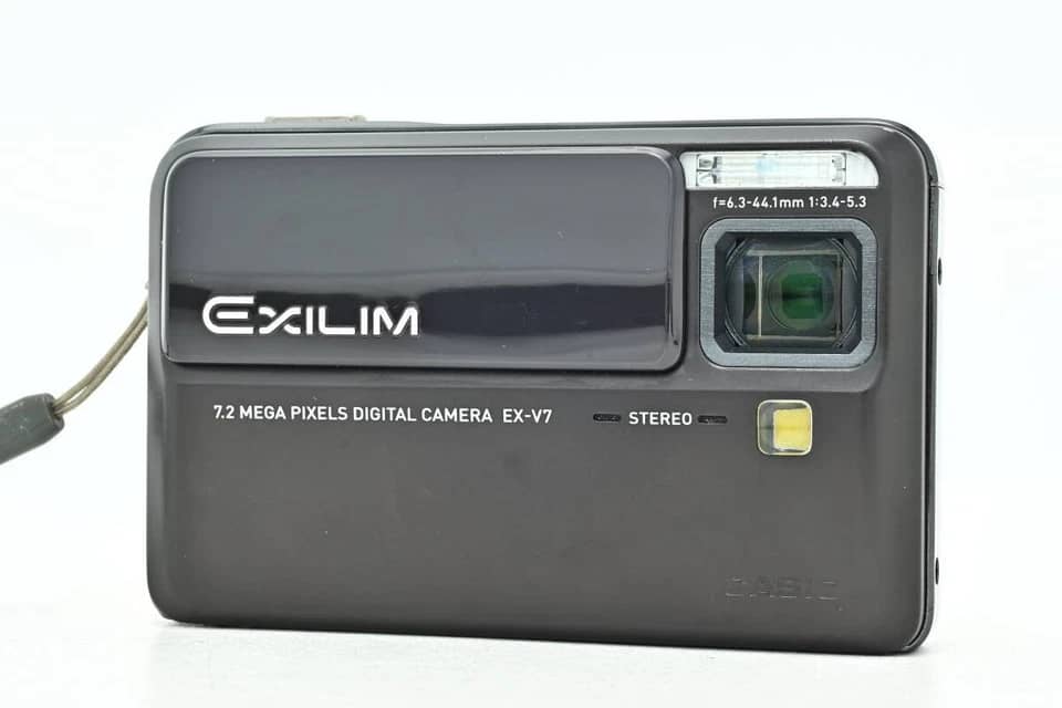Casio Exilim EX-V7 Digital Cameras Silver Used - Good Body Only