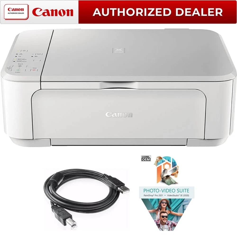 Canon PIXMA MG3620 White Wireless Printers New