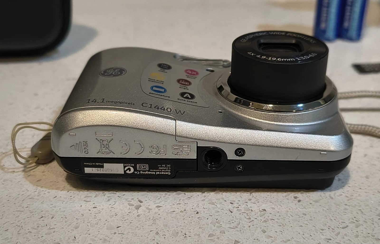 GE A1455 Digital Cameras Red Used - Good Body Only