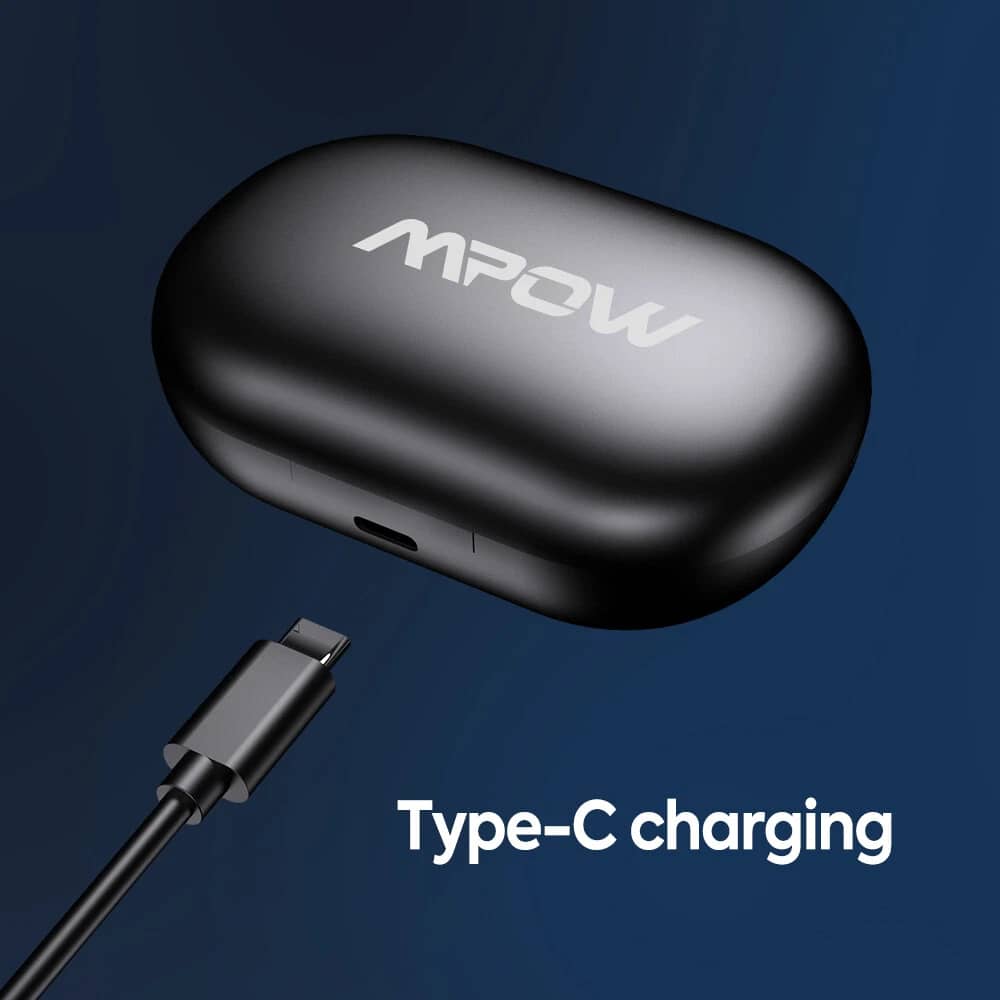 Mpow Q63 Headphones & Earbuds Black New