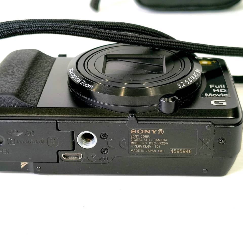 Sony Cyber-shot DSC-HX20V Digital Cameras Black Used - Good Body Only