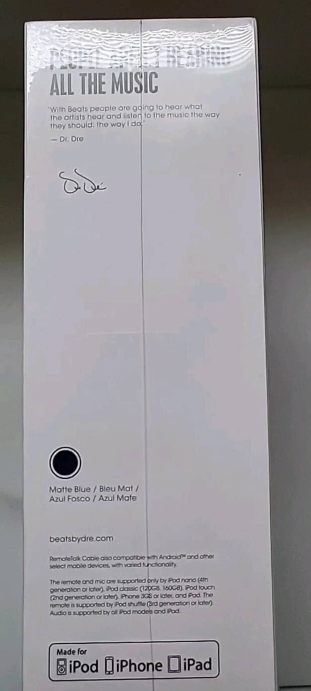 Beats ML9D2LLA Headphones & Earbuds Blue New