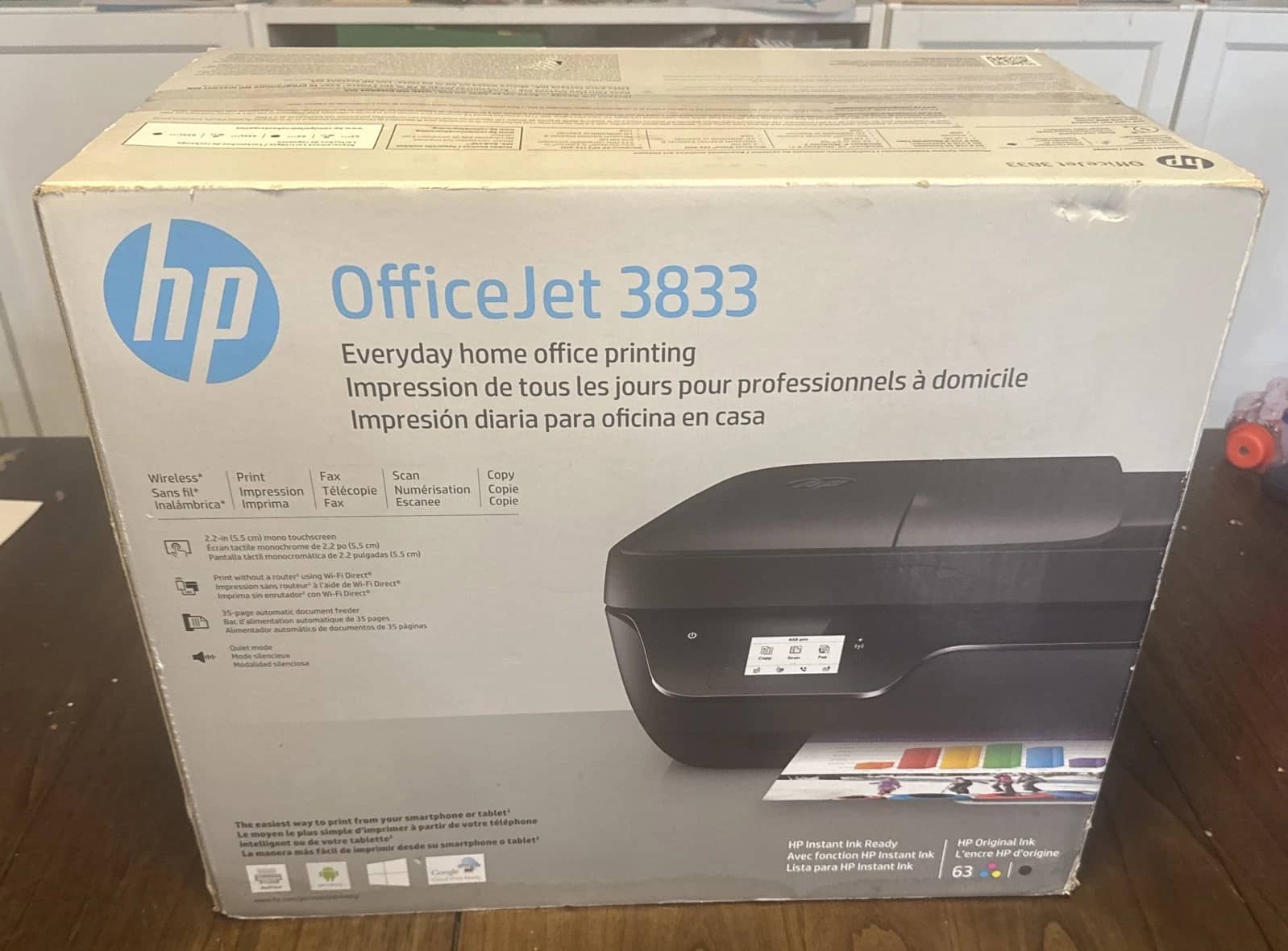 HP Officejet Printer 3833 Printers New