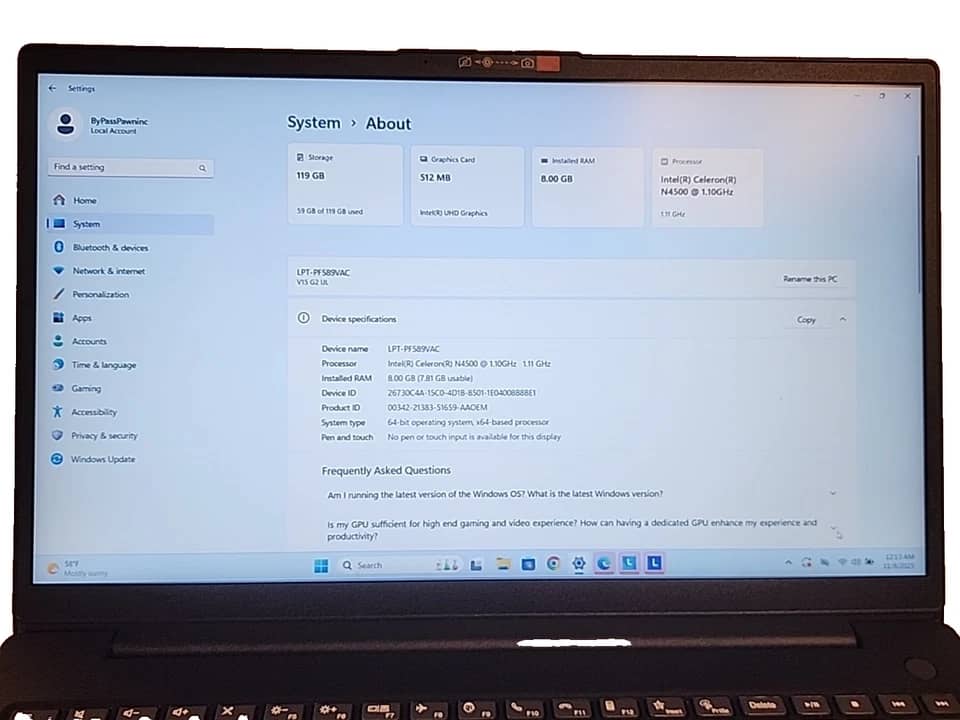 Lenovo V15 Gen 2 Computers