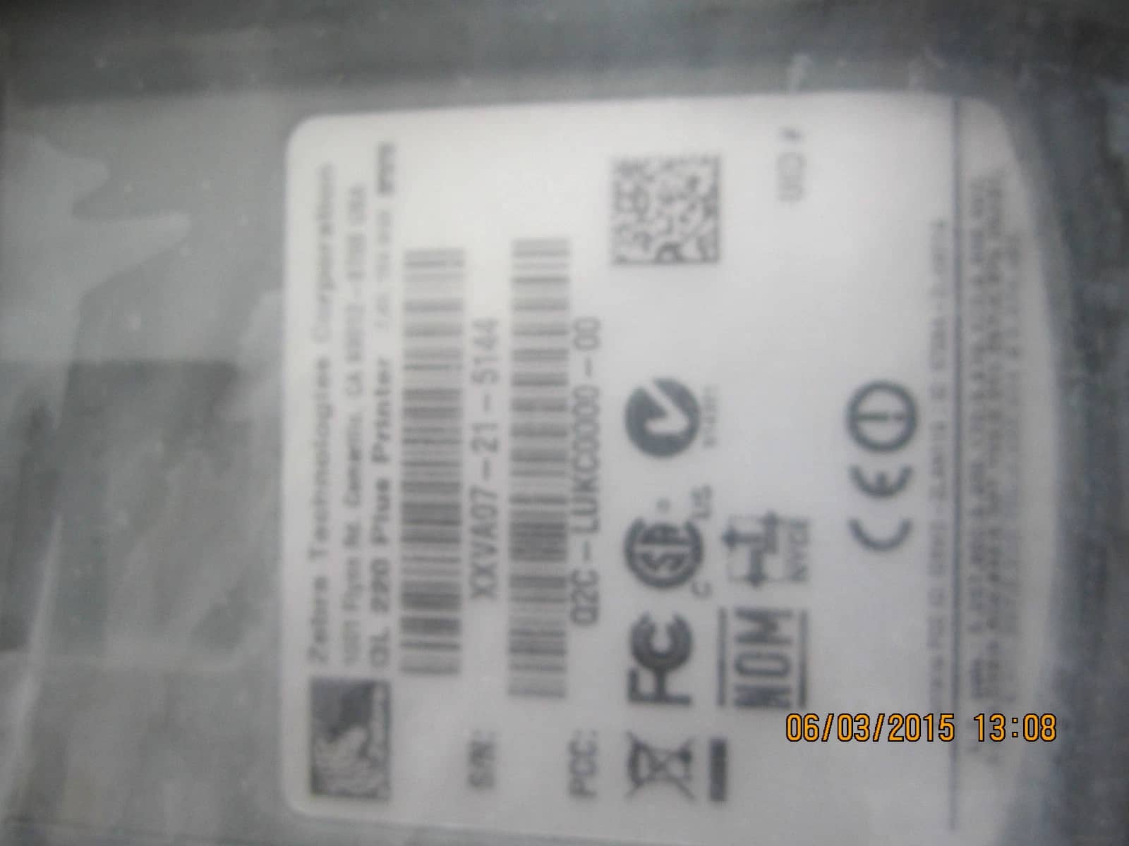 Zebra ql220 plus q2c Printers New