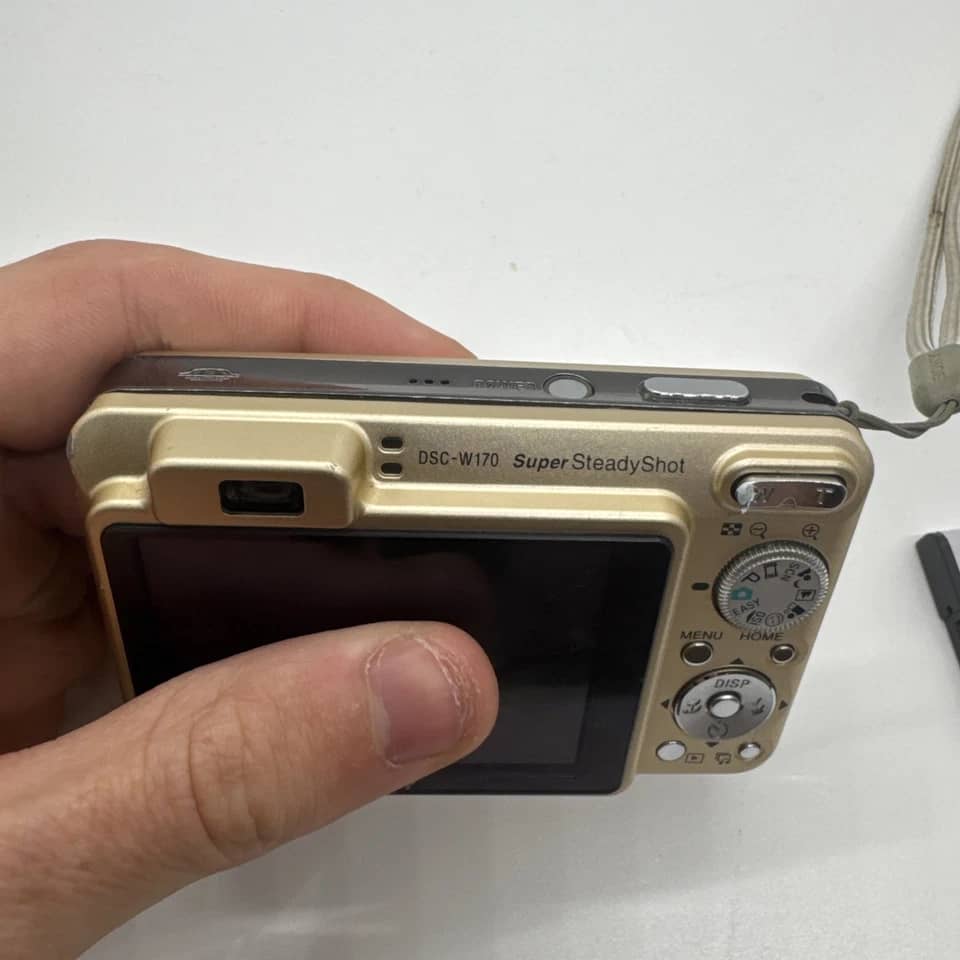 Sony DSCW170 Digital Cameras Gold New Body Only