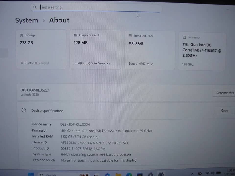 Dell Latitude 3320 Computers
