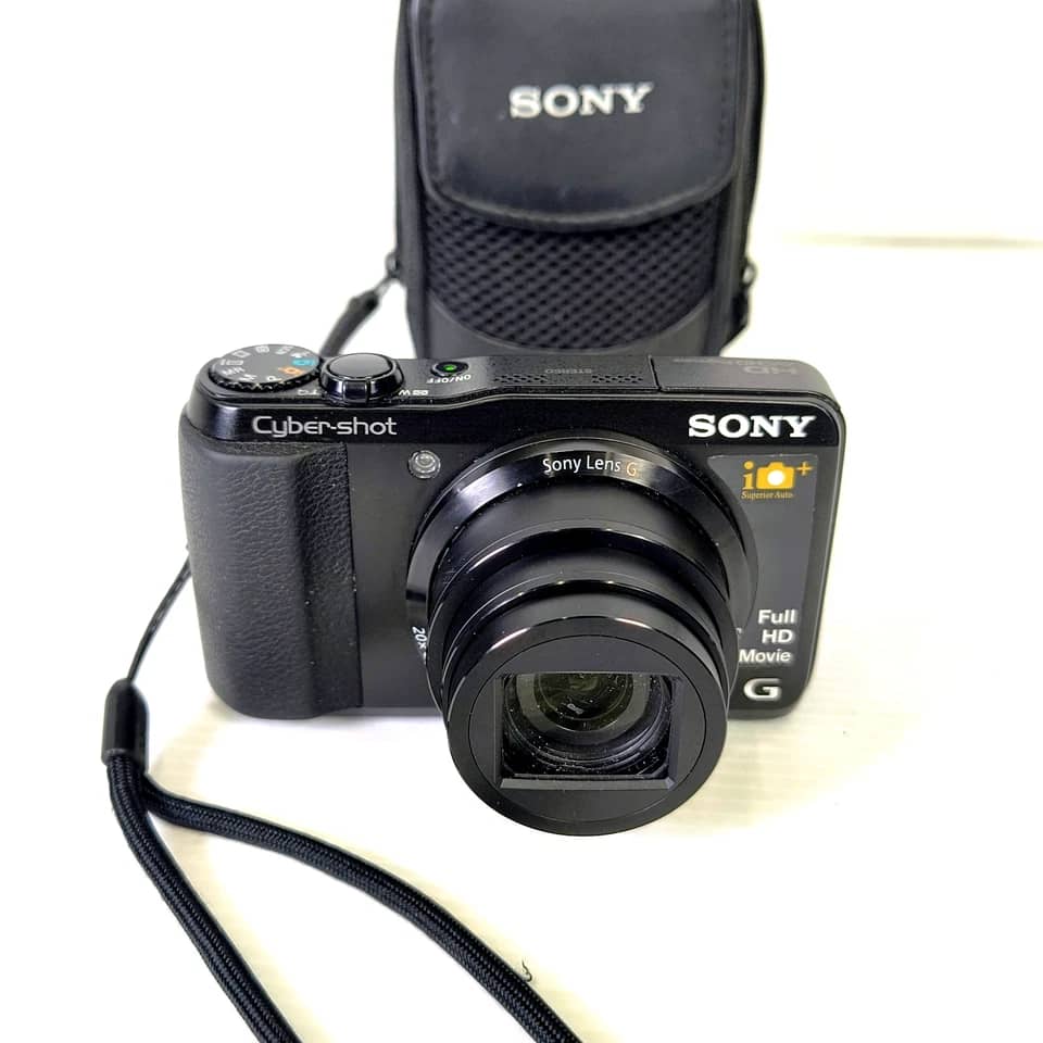 Sony Cyber-shot DSC-HX20V Digital Cameras Black Used - Good Body Only