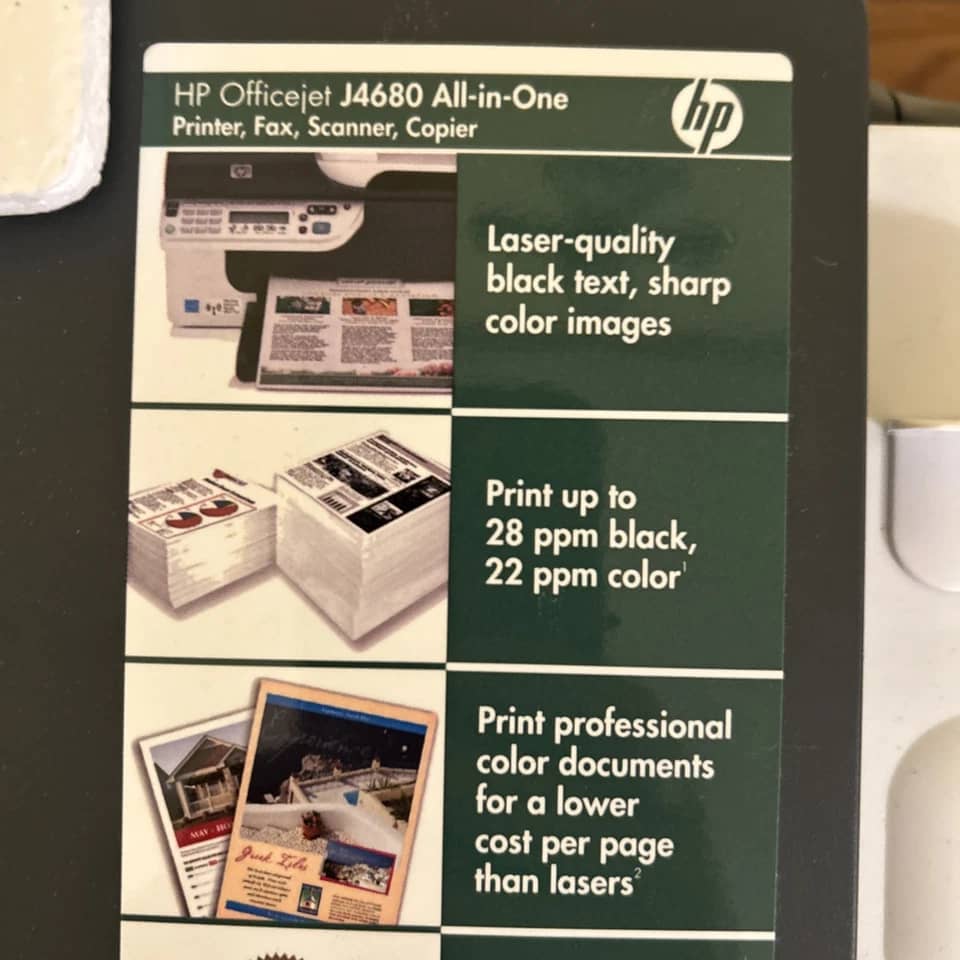 HP OfficeJet J4680 Printers New