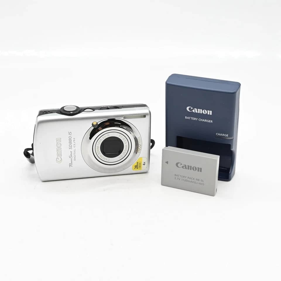 Canon PowerShot SD880 IS Digital Cameras Silver New Body Only