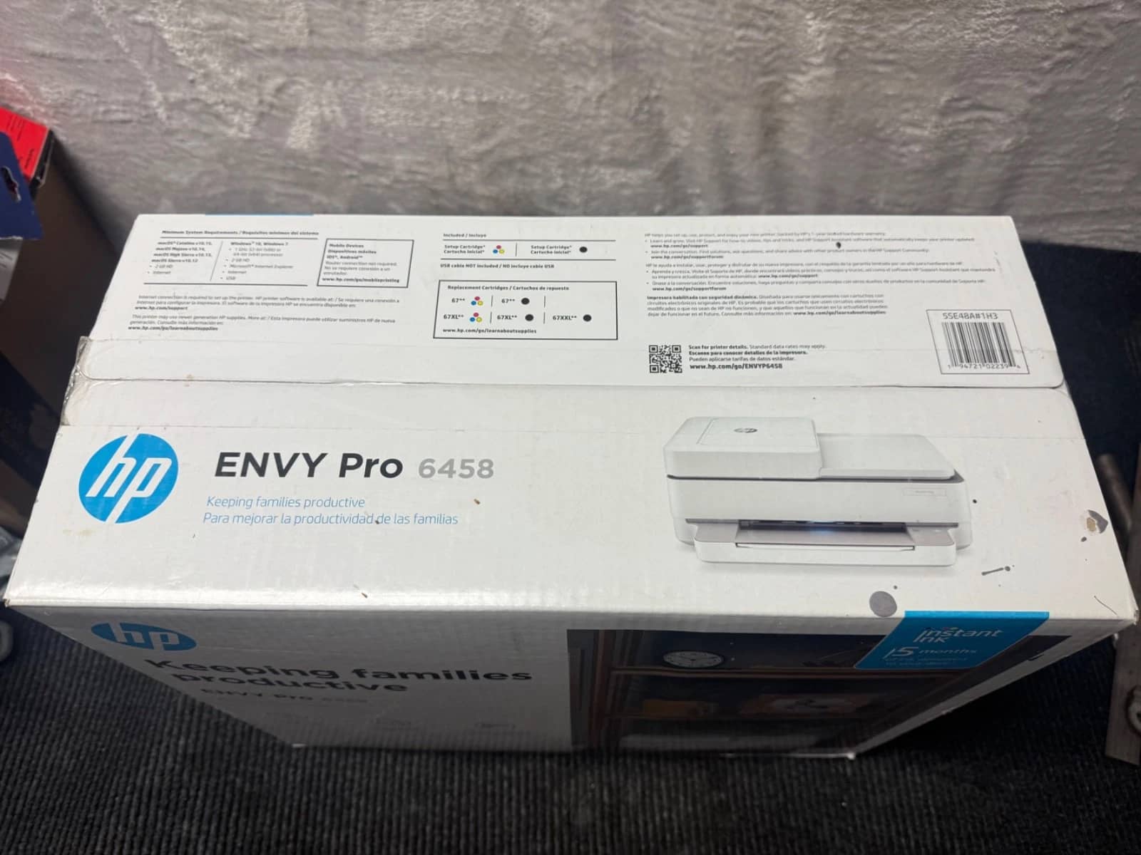 HP Envy Pro 6458 Printers Open-Box Excellent