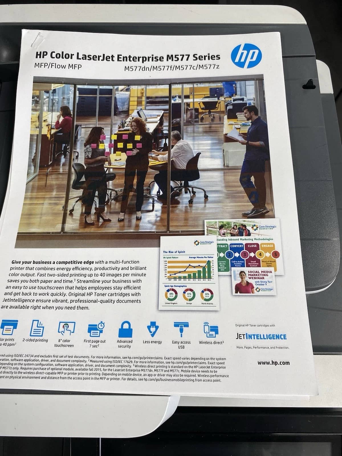 HP M578 Printers Used - Good