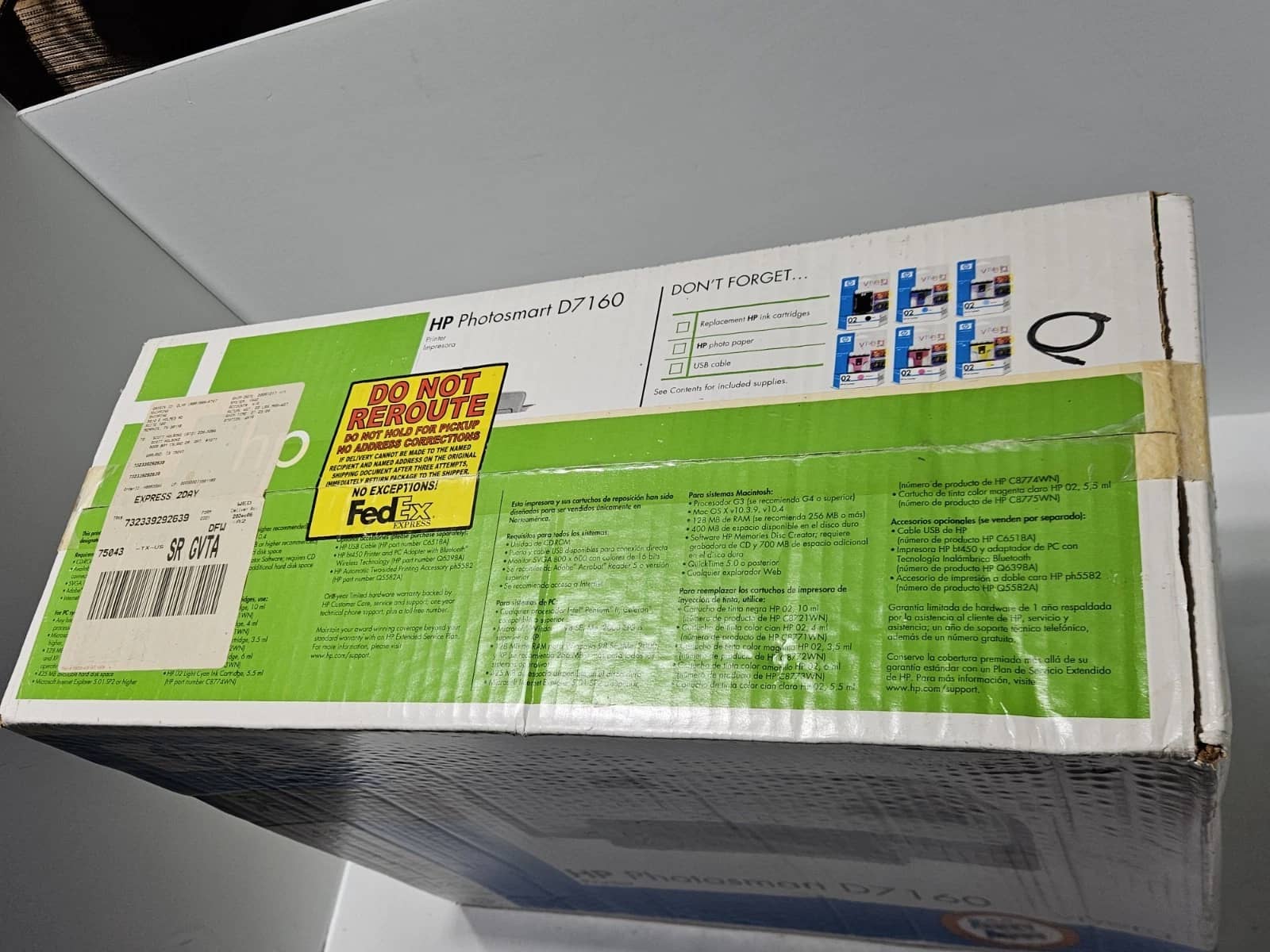 HP D7160 Printers Open-Box Excellent