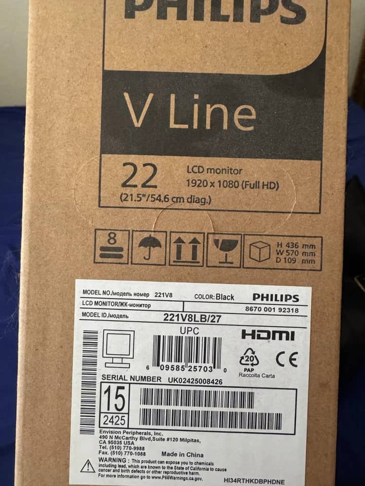 Philips 221V8L Monitors