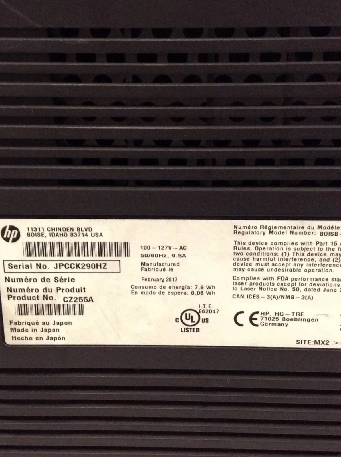 HP LaserJet Enterprise M651 Printers Used - Good