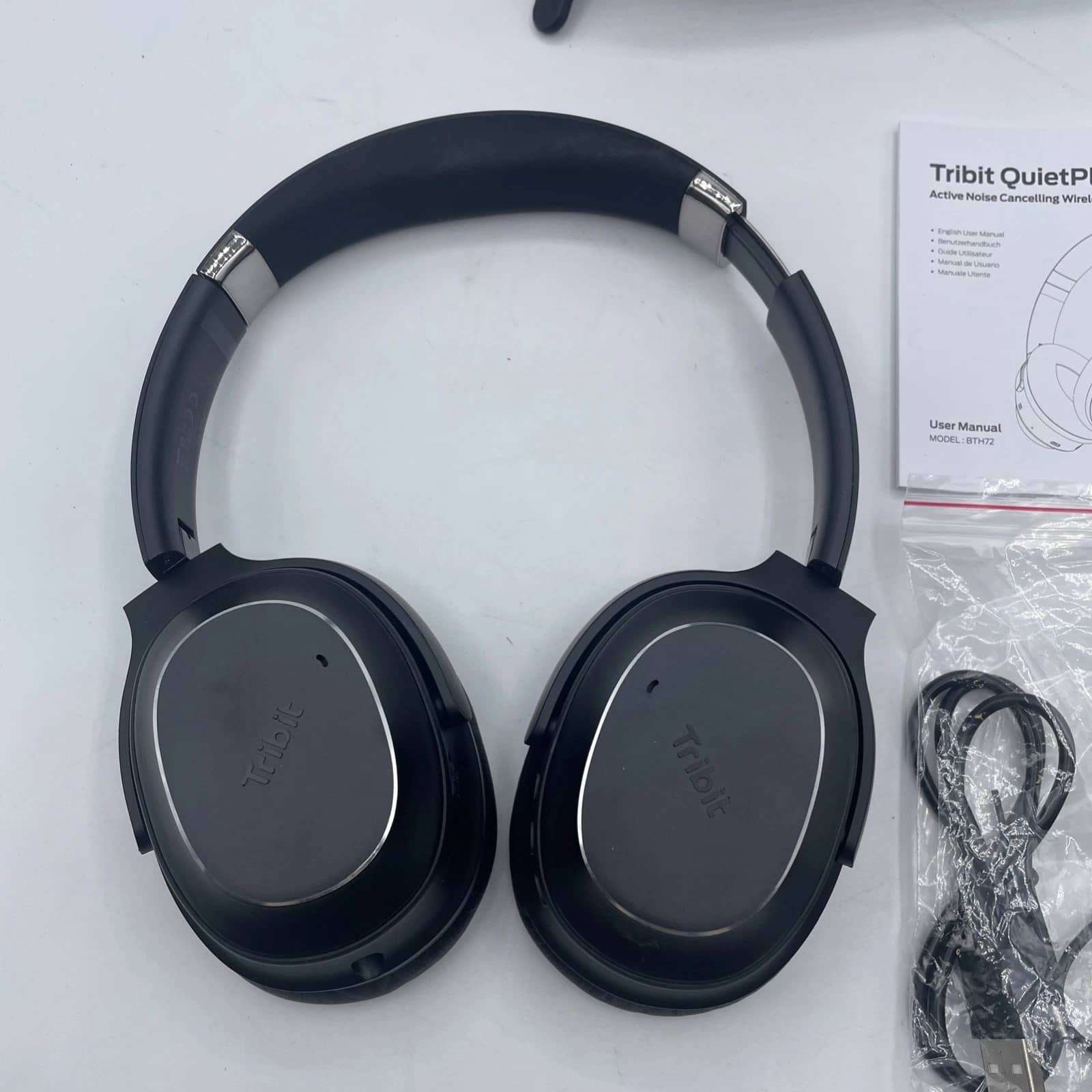Tribit QuietPlus 81 Headphones & Earbuds Black New