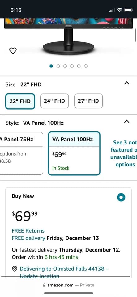 Philips 221V8L Monitors