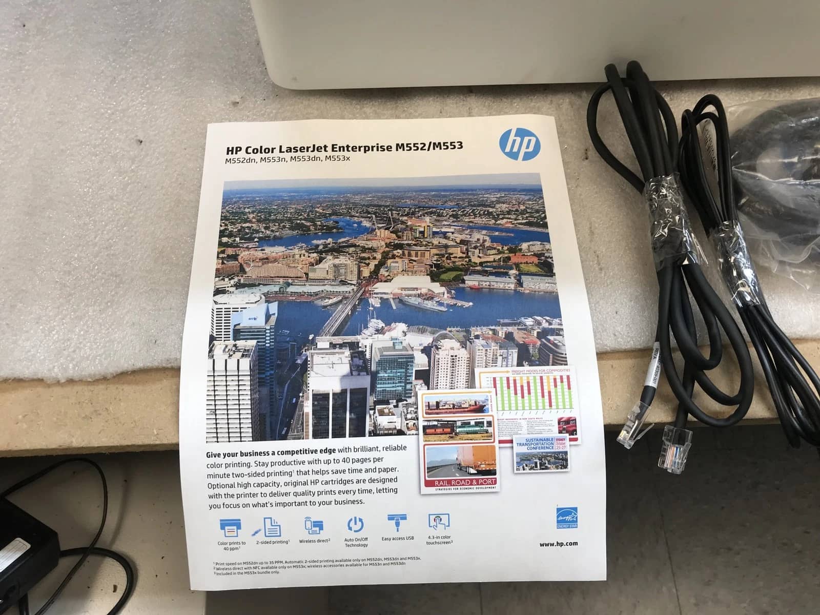 HP Color Laserjet M553 Printers Used - Good