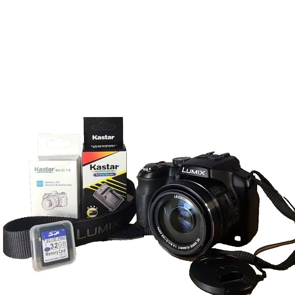 Panasonic LUMIX FZ200 Digital Cameras Black New Body Only
