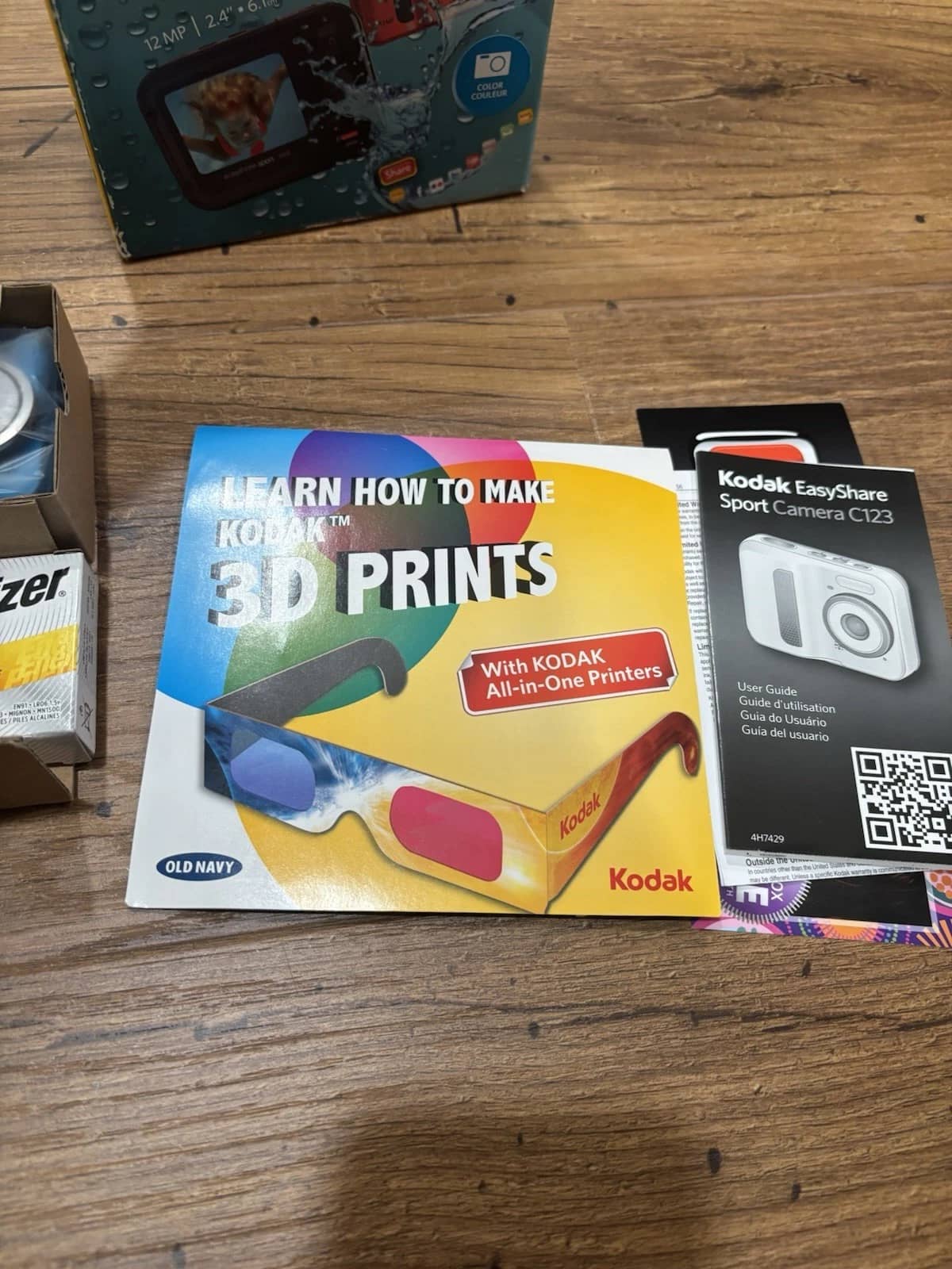 Kodak EasyShare Sport C123 Digital Cameras Blue New Body Only