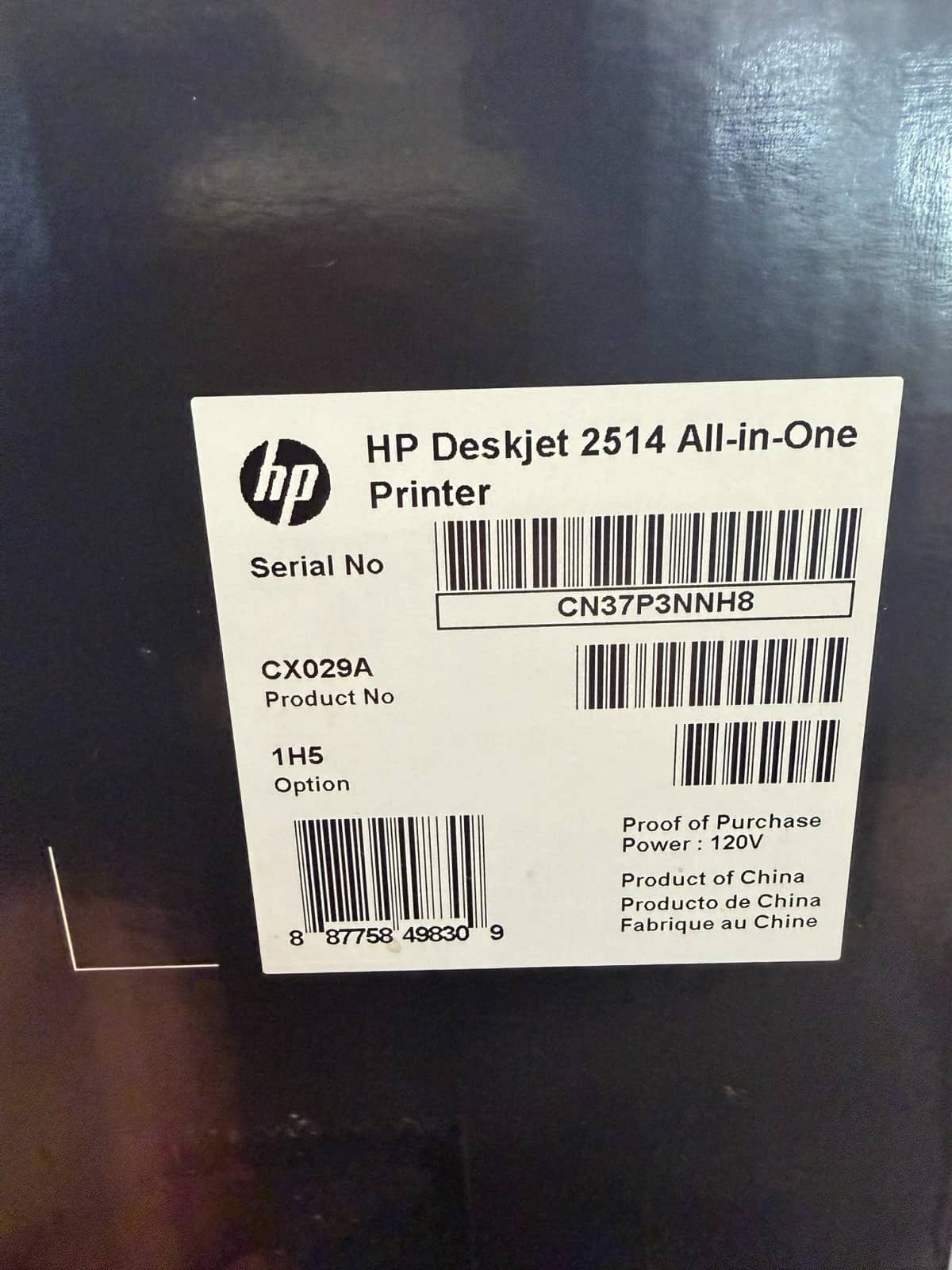 HP Deskjet 2514 Printers Open-Box Excellent
