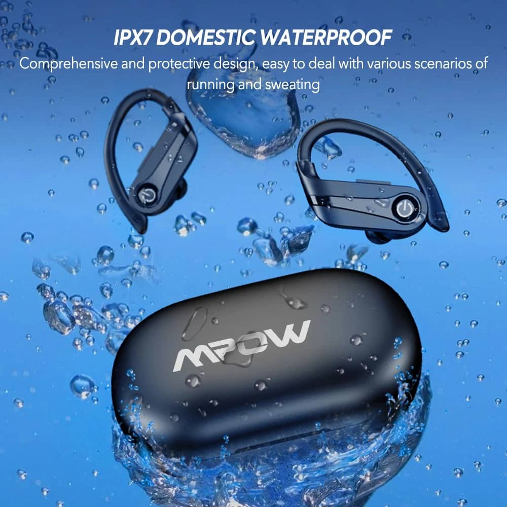 Mpow Q63-3 Headphones & Earbuds Black New