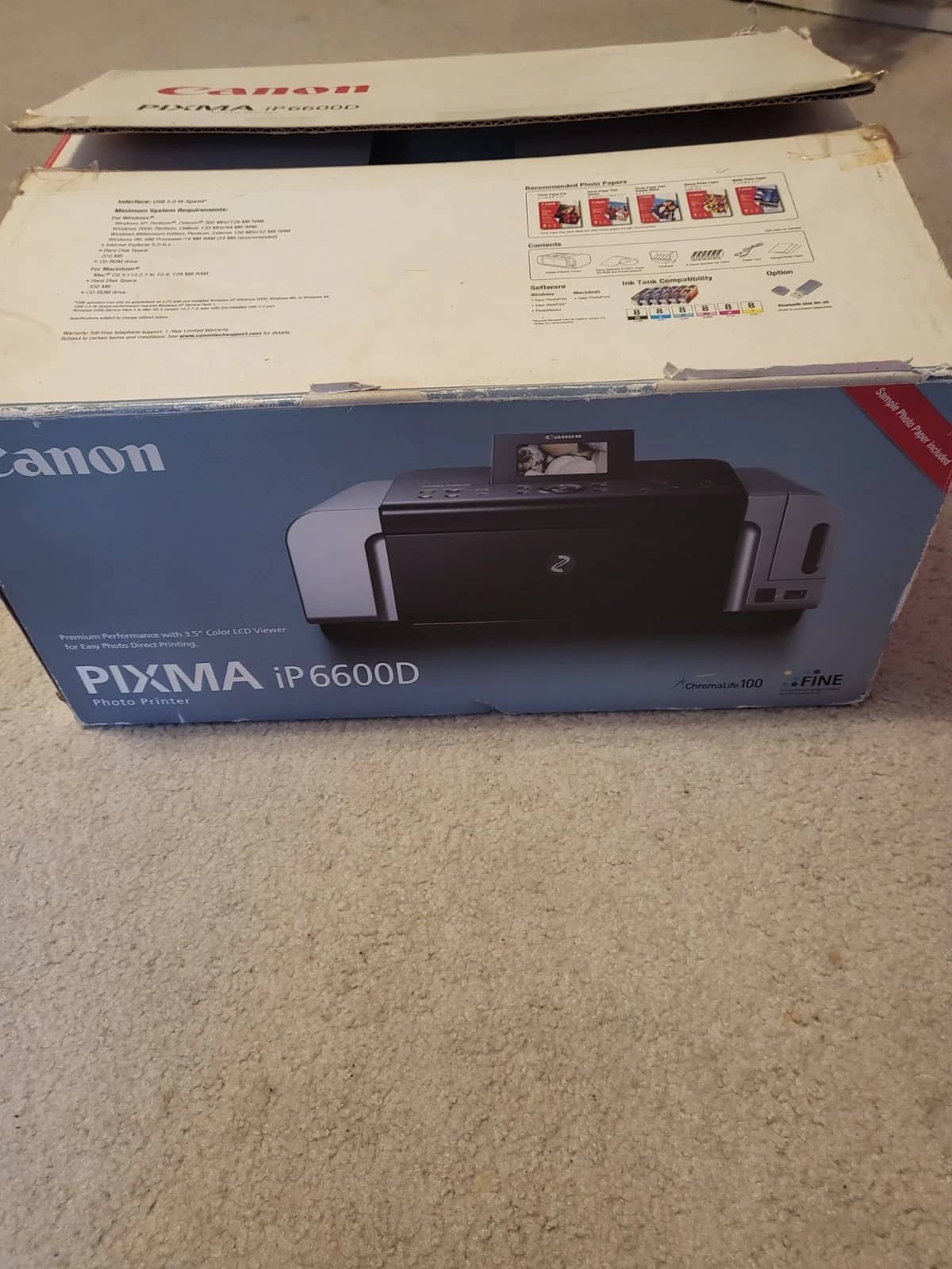Canon PIXMA iP6600D Printers New
