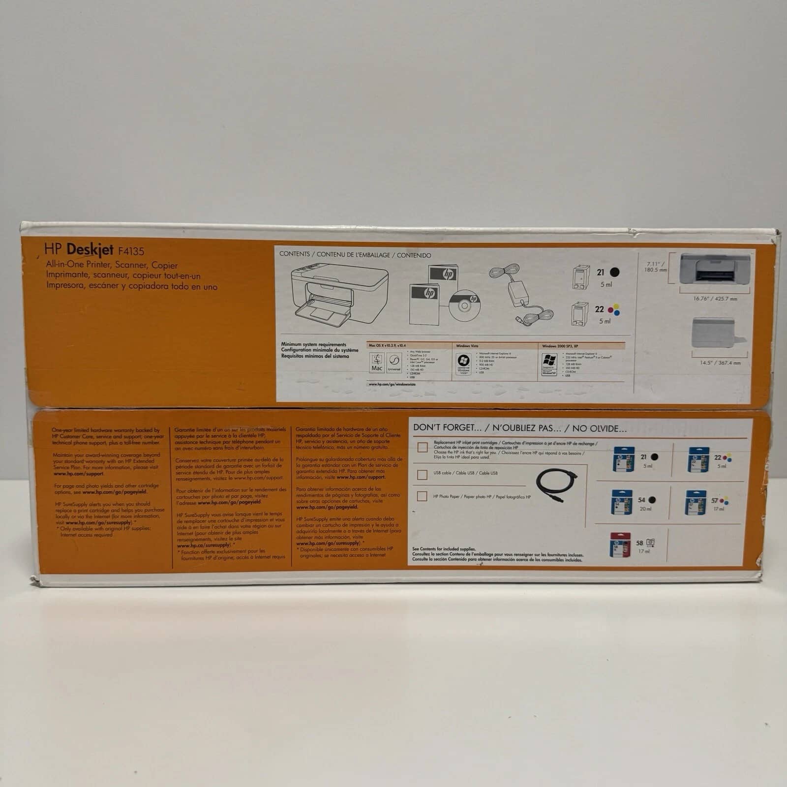 HP Deskjet F4135 Printers Open-Box Excellent
