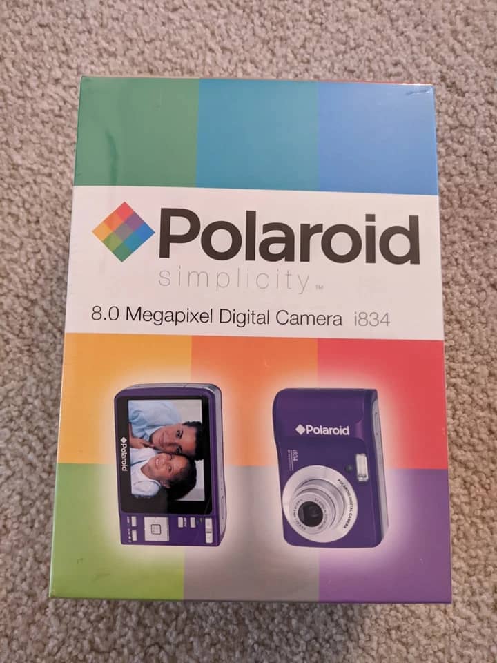 Polaroid i834 Digital Cameras Purple Used - Good Body Only