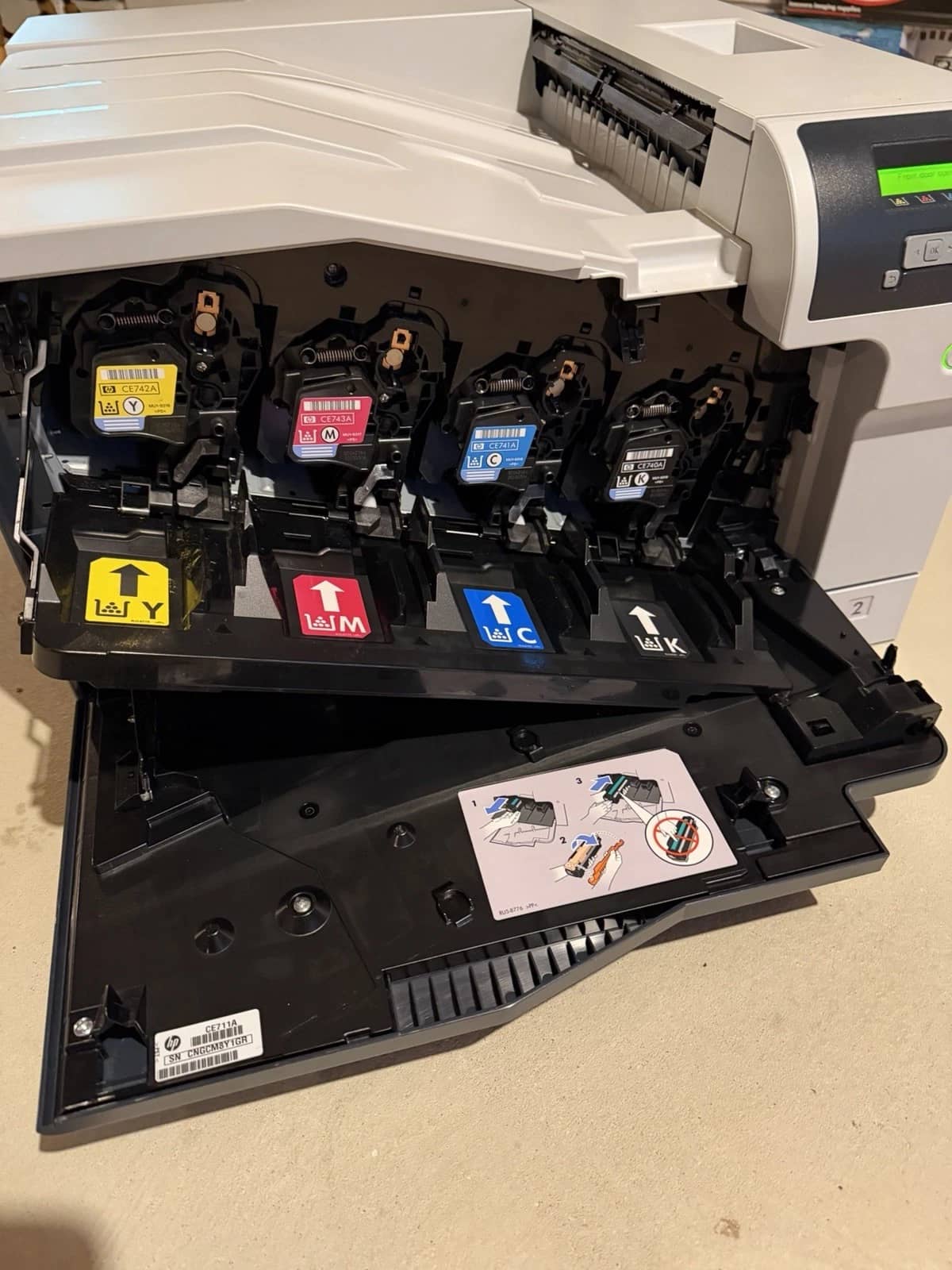 HP Color LaserJet CP5225 Printers Used - Good