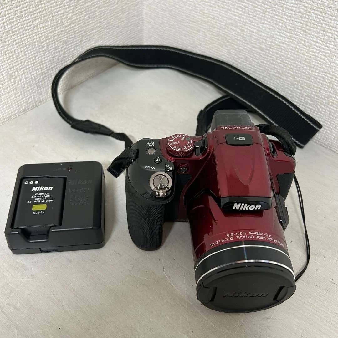 Nikon COOLPIX P600 Digital Cameras Black Open-Box Excellent Body Only