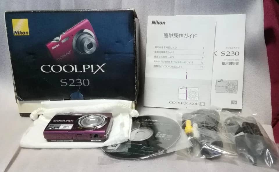 Nikon COOLPIX S230 Digital Cameras Silver New Body Only