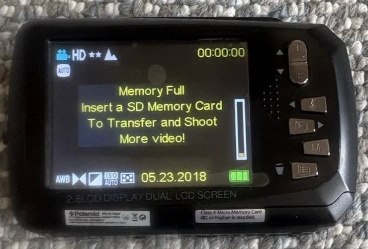 Polaroid IE 090 Digital Cameras Blue Used - Good Body Only