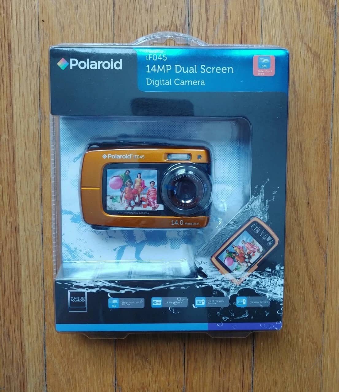 Polaroid IF045B Digital Cameras Orange New Body Only