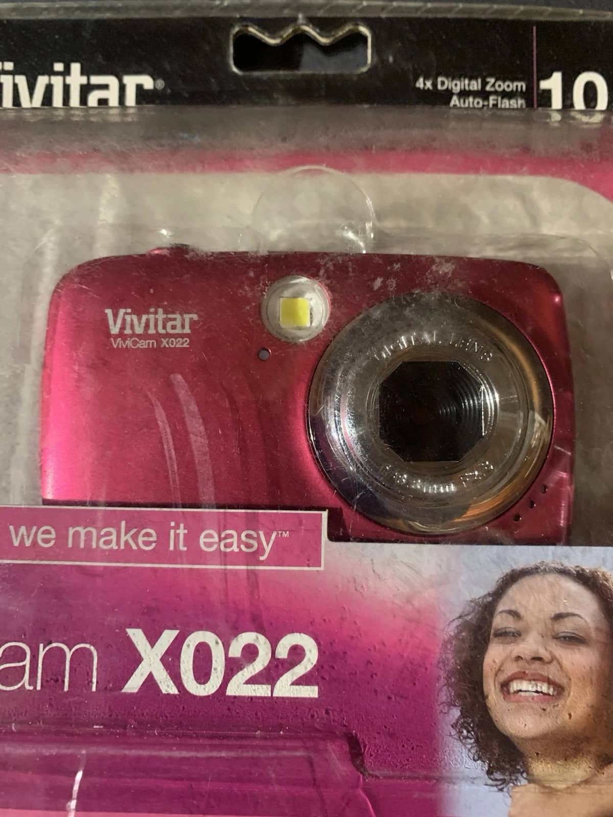 Vivitar vivi cam XO22 Digital Cameras pink New Body Only