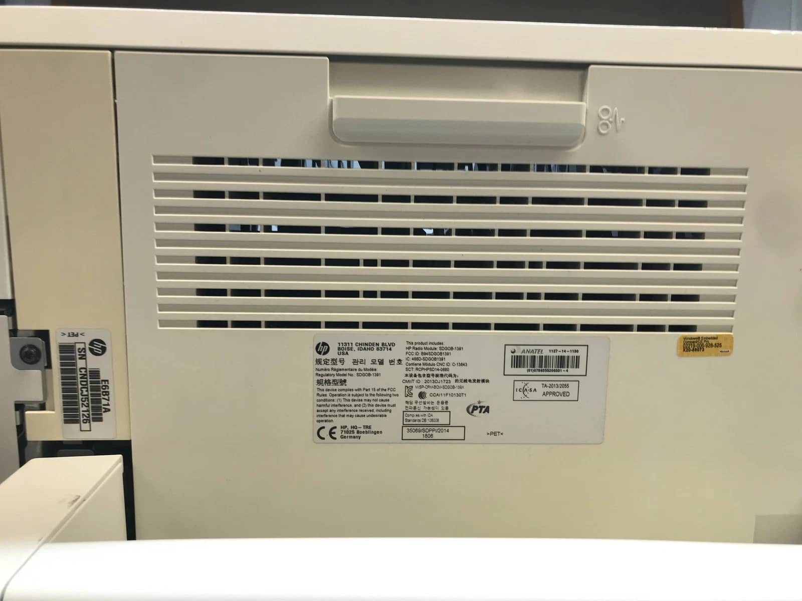 HP Laserjet Enterprise M605 E6B69A Printers Used - Good