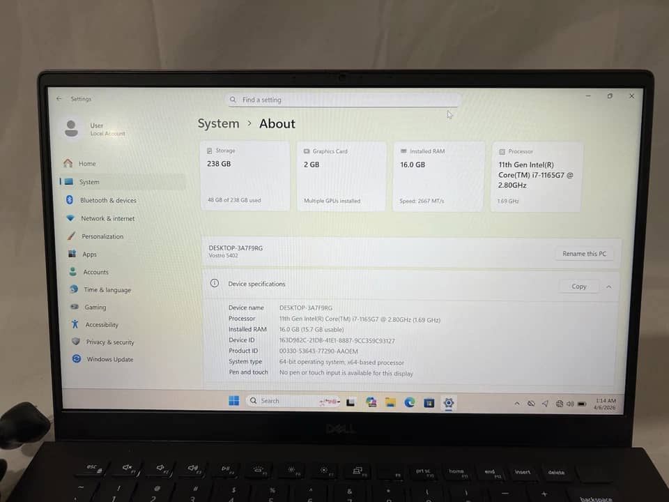 Dell Vostro 5402 Computers