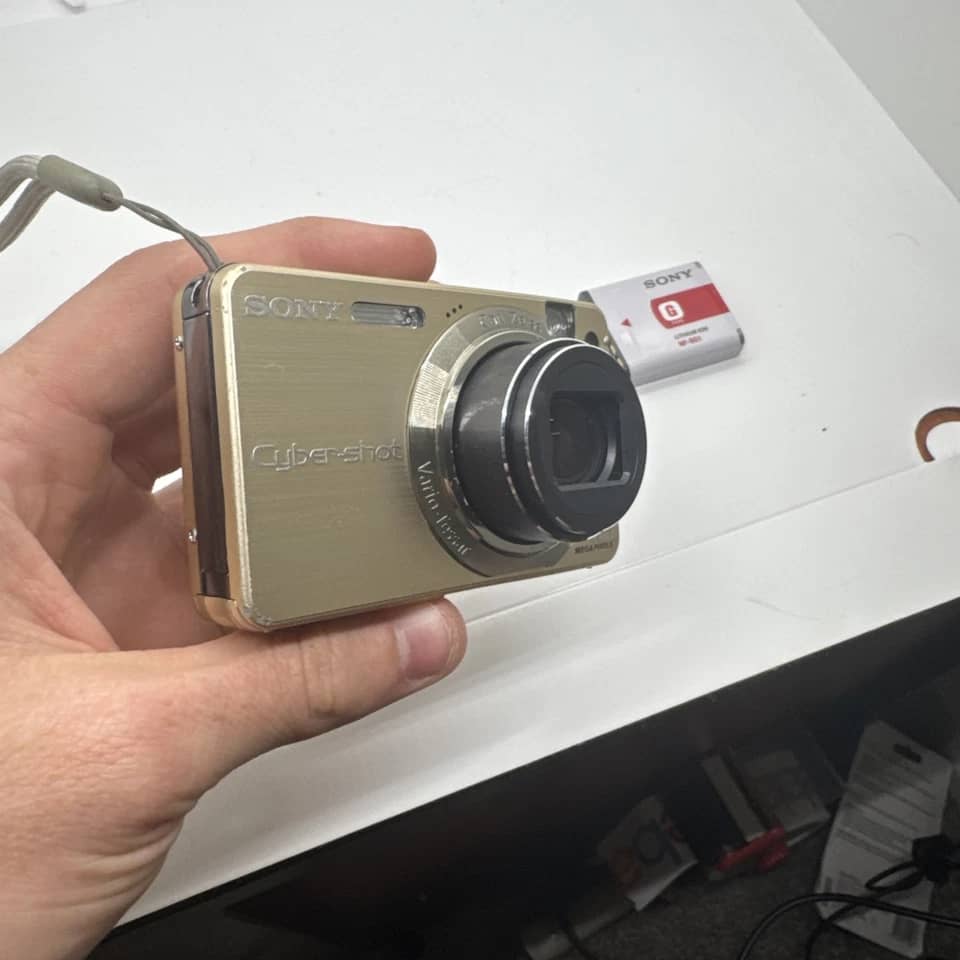 Sony DSCW170 Digital Cameras Gold New Body Only