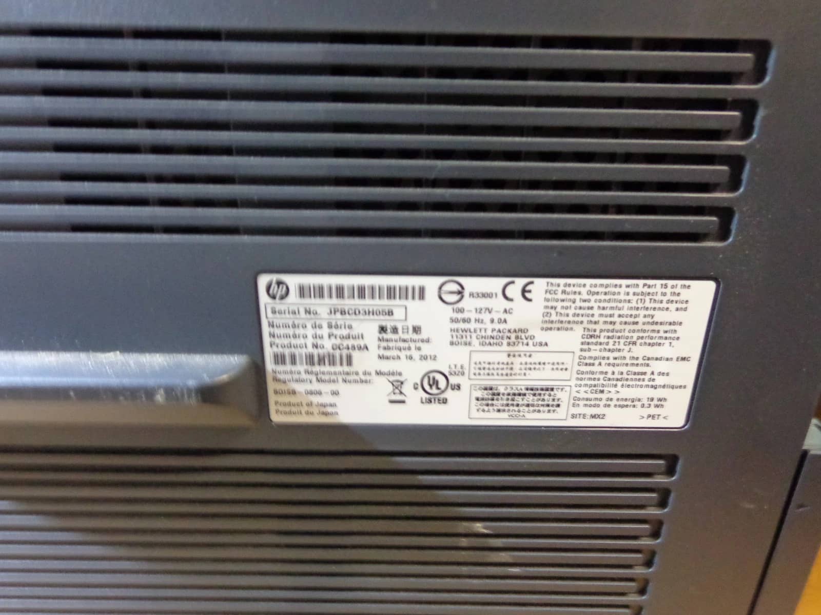 HP Color LaserJet CP4025 Printers Used - Good