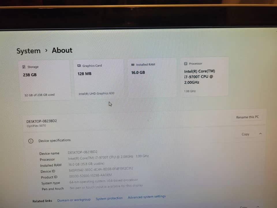 Dell OptiPlex 5070 Micro Computers 512GB 16GB New