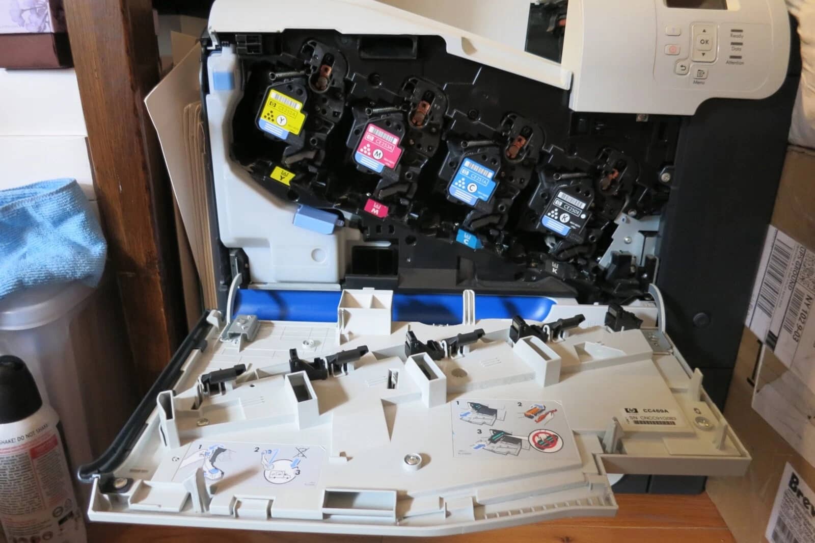 HP LaserJet CP3525N Printers Used - Good