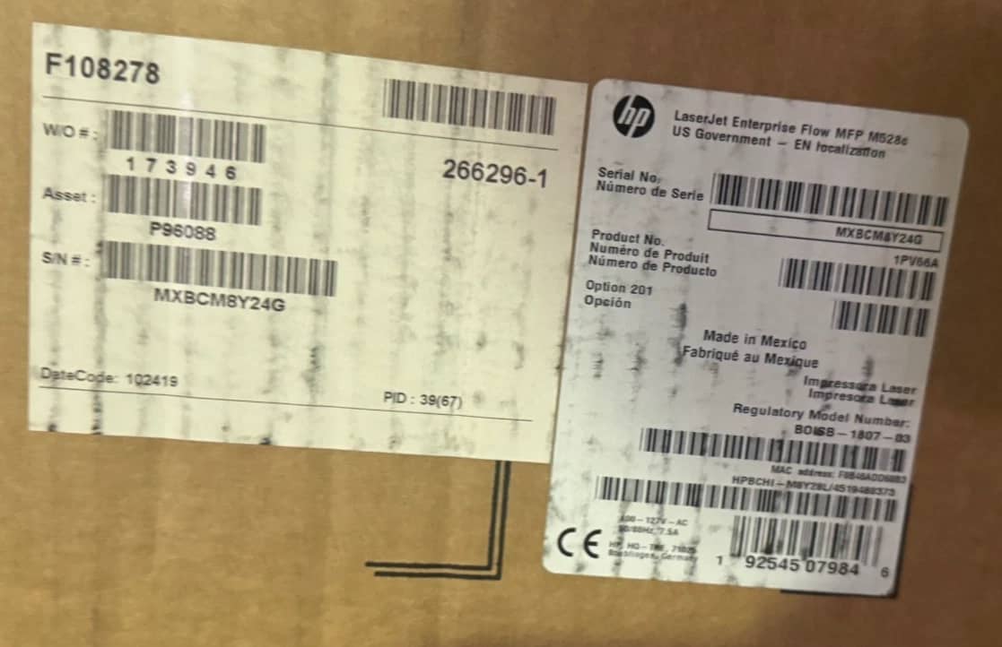 HP M528 Printers Open-Box Excellent