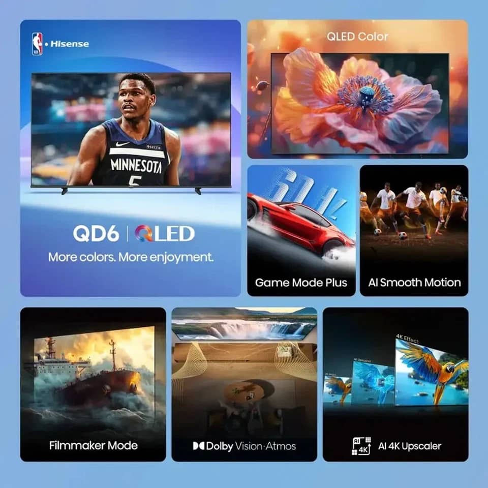 Hisense QD6 TVs