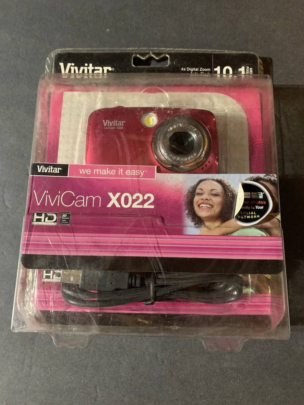 Vivitar vivi cam XO22 Digital Cameras pink New Body Only